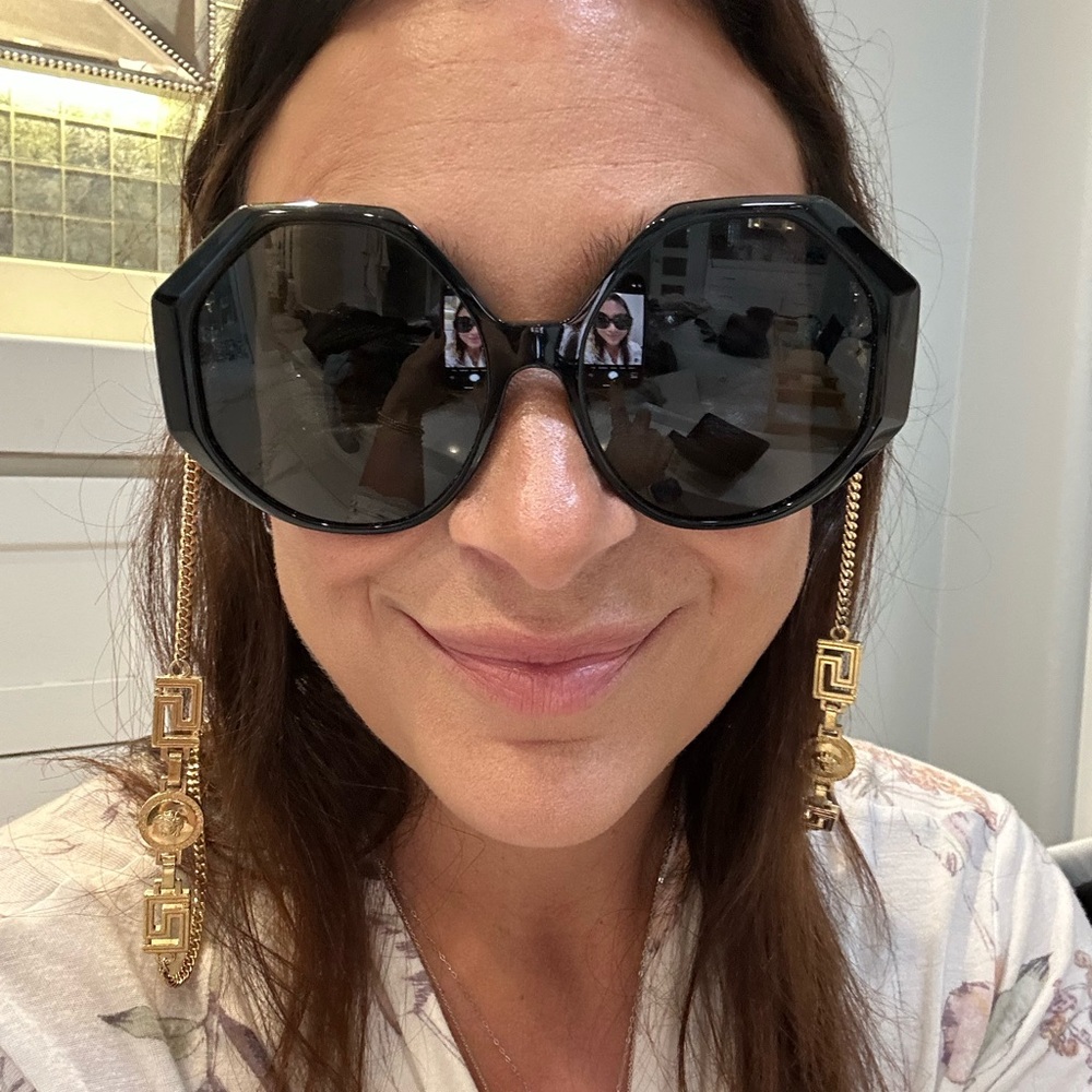 Black Versace sunglasses